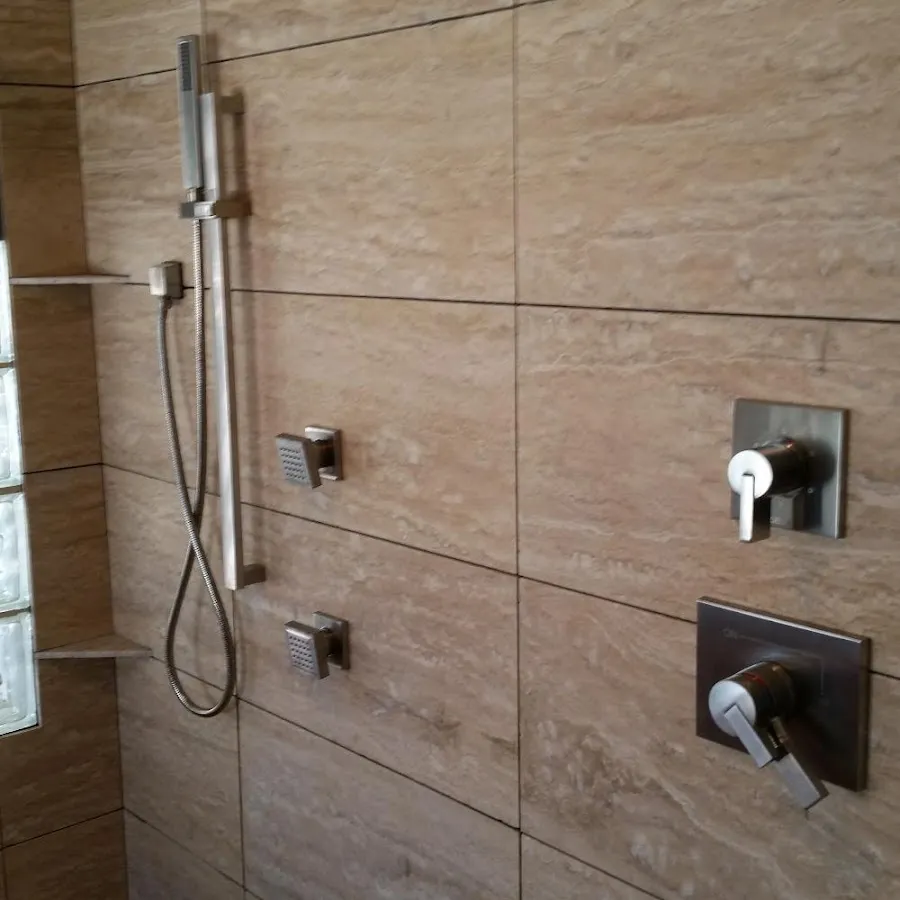 Shower fixture installation for Gas Line Repair in Collinsville